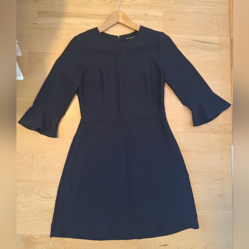 Banana Republic Dark Blue Long Sleeve Dress